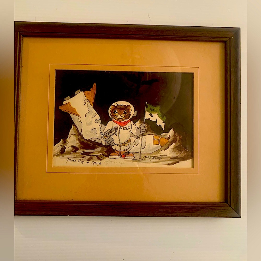 Artist Giovanna Fregni is a well known artist this is a print sighted and #ed